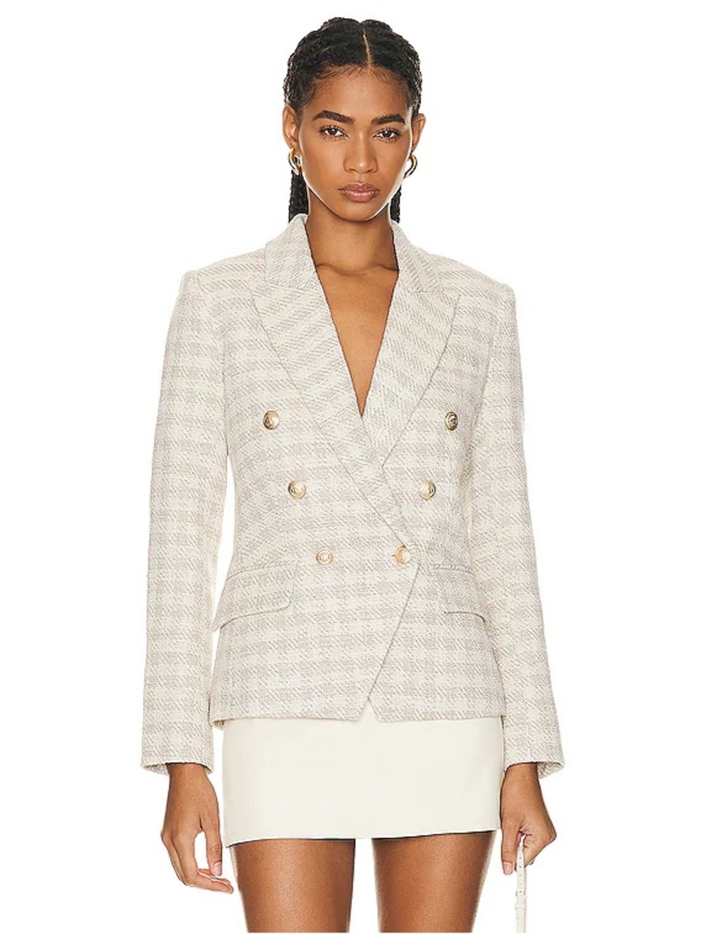 NWT L'AGENCE Kenzie Double Breasted Blazer Size 10